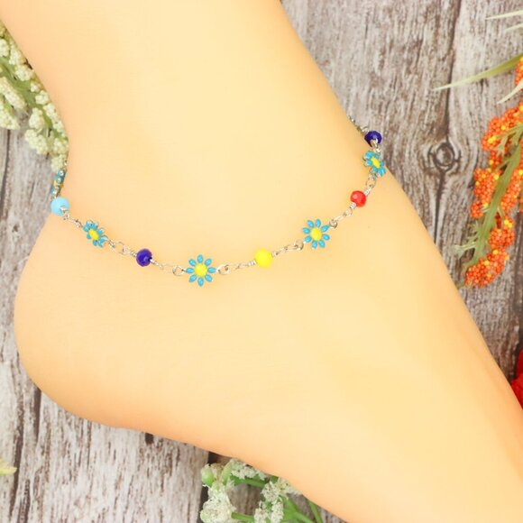 Dainty Anklet for Women – Elegant Everyday Jewelry & Perfect Gift | MLCRC1484 - Picture 8 of 10
